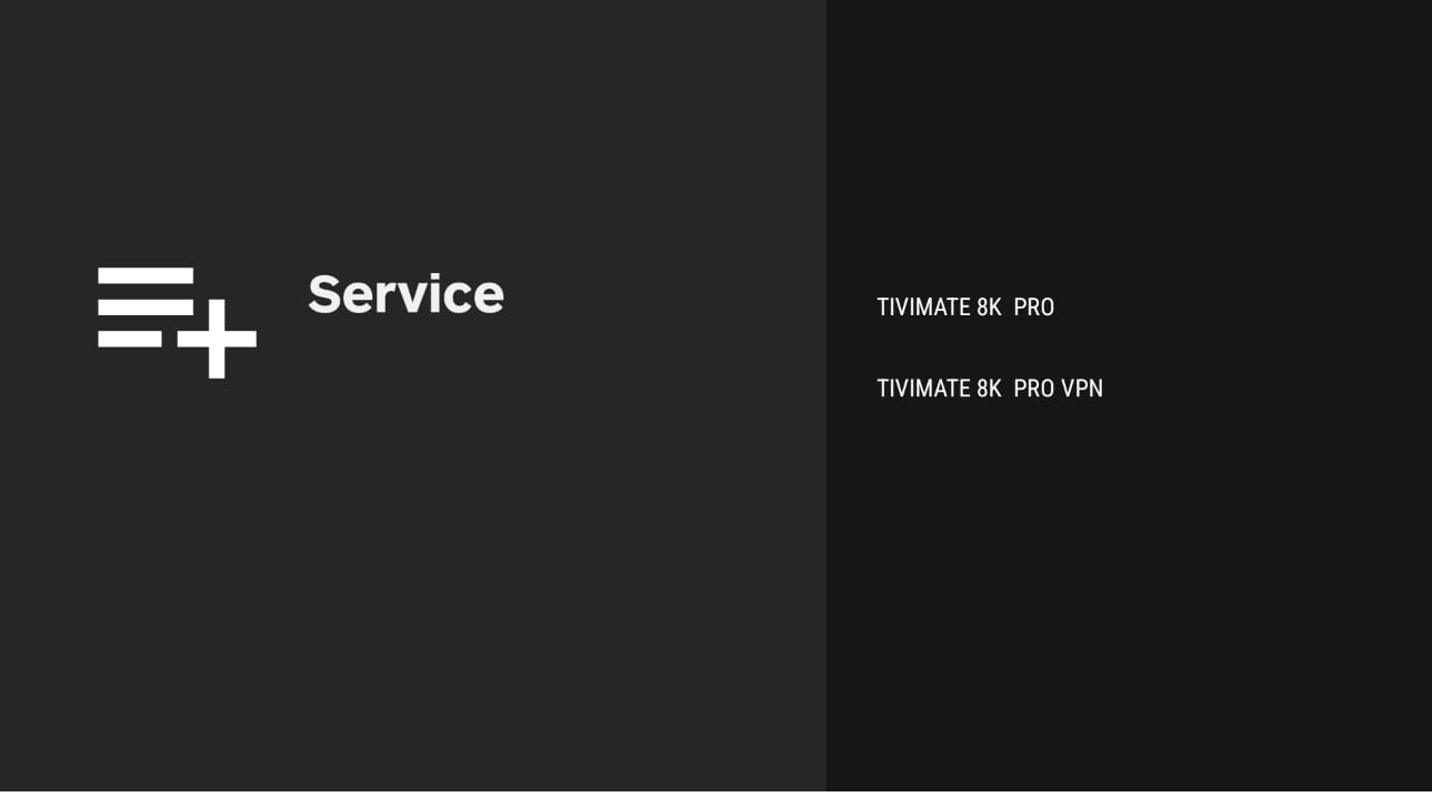 Dream TV TiviMate 8K Pro app preview